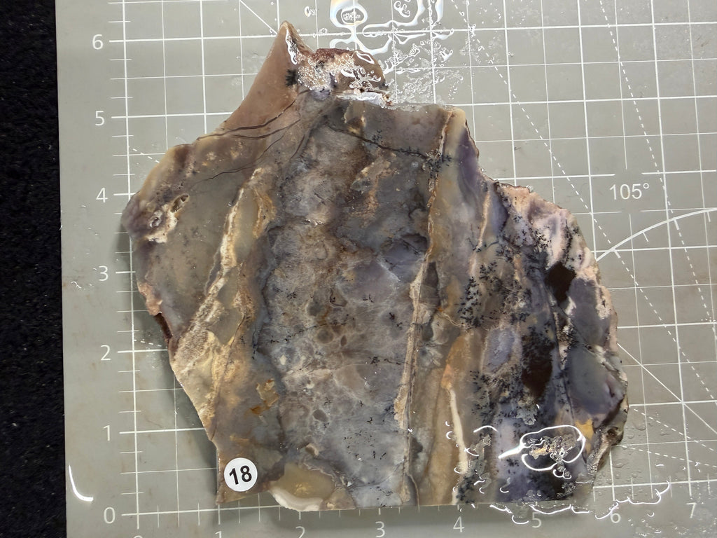 Amethyst Sage Agate Slab #18
