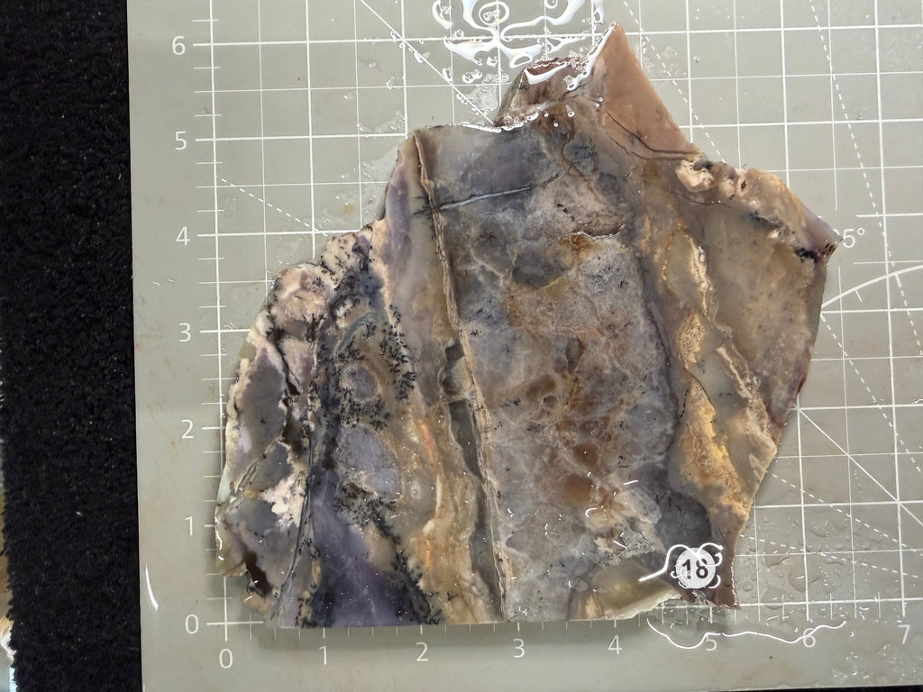 Amethyst Sage Agate Slab #18
